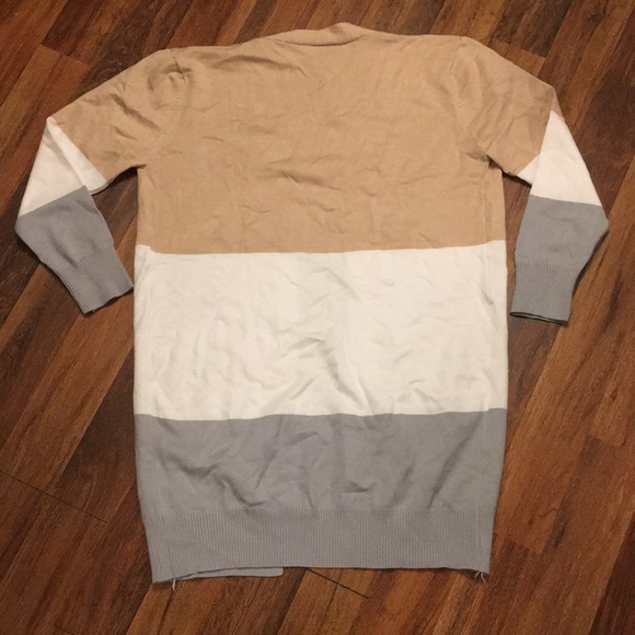 Cutekolve Colorblock Sweater Cardigan - Picture 4 of 4